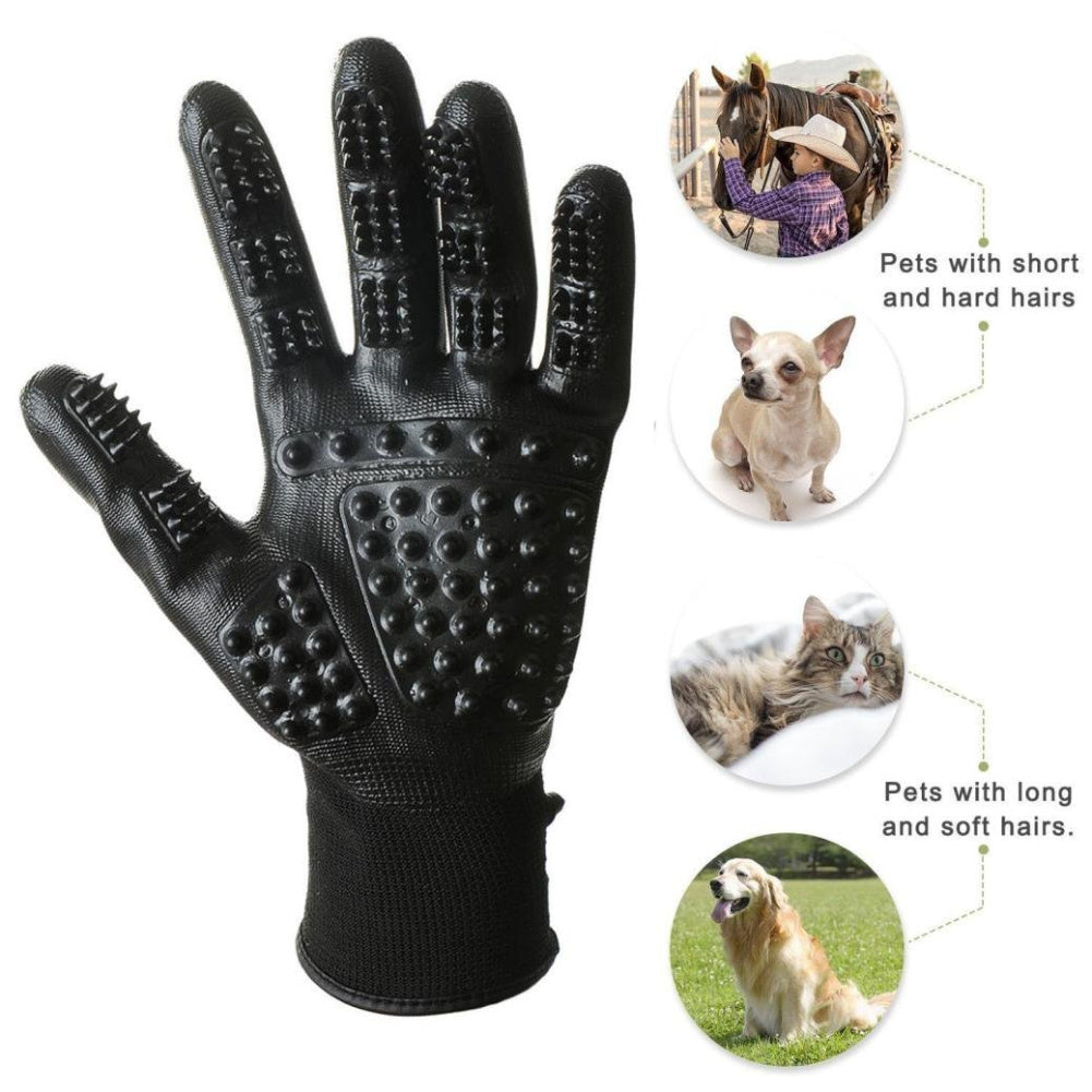 The Ultimate Pet Hair Grooming Glove for Happy Pets and Clean Homes